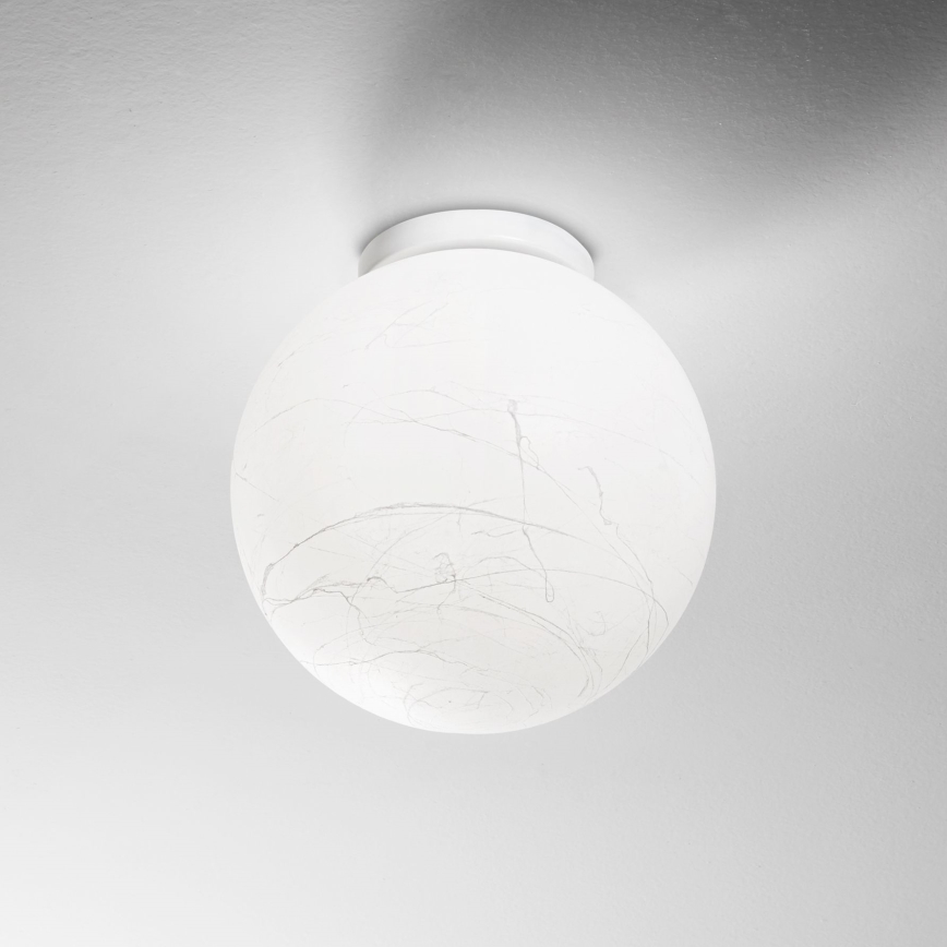 Ideal Lux - Iluminação de teto CARTA 1xE27/25W/230V diâmetro 30 cm branco