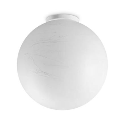 Ideal Lux - Iluminação de teto CARTA 1xE27/25W/230V diâmetro 30 cm branco