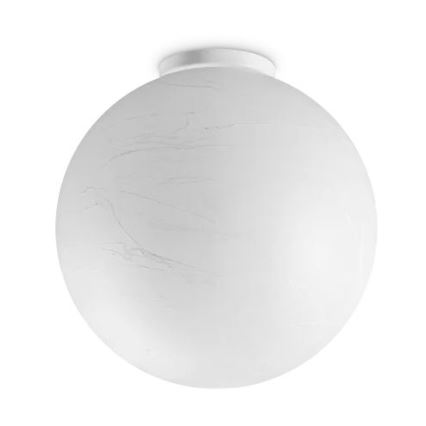 Ideal Lux - Iluminação de teto CARTA 1xE27/25W/230V diâmetro 40 cm branco