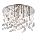 Ideal Lux - Iluminação de teto de cristal LED MOONLIGHT 12xG9/3W/230V diâmetro 60 cm cromado brilhante