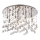 Ideal Lux - Iluminação de teto de cristal LED MOONLIGHT 12xG9/3W/230V diâmetro 60 cm cromado brilhante