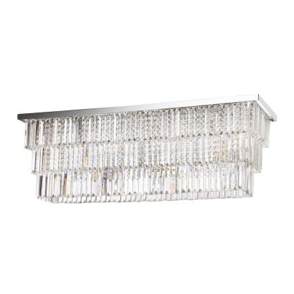 Ideal Lux – Iluminação de teto de cristal MARTINEZ 8×E14/40W/230V