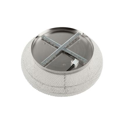 Ideal Lux - Iluminação de teto de cristal PASHA 10xE14/40W/230V diâmetro 55 cromado brilhante