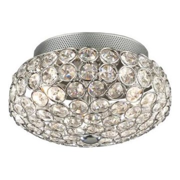 Ideal Lux - Iluminação de teto em cristal LED KING 3xG9/3W/230V diâmetro 25,5 cm cromado brilhante