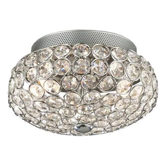 Ideal Lux - Iluminação de teto em cristal LED KING 3xG9/3W/230V diâmetro 25,5 cm cromado brilhante