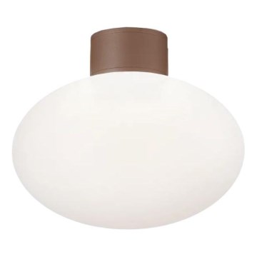 Ideal Lux - Iluminação de teto exterior CLIO 1xE27/42W/230V IP44 castanho