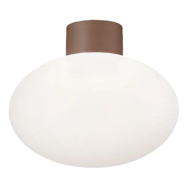 Ideal Lux - Iluminação de teto exterior CLIO 1xE27/42W/230V IP44 castanho