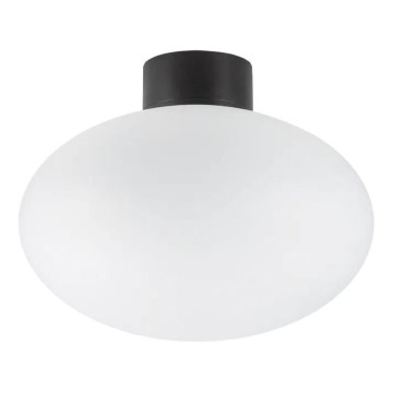 Ideal Lux - Iluminação de teto exterior CLIO 1xE27/42W/230V IP44 preto