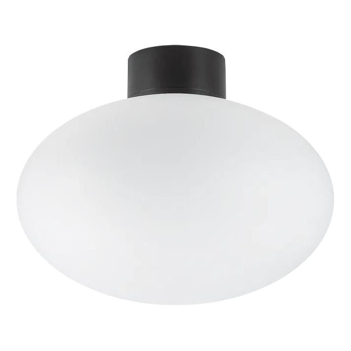 Ideal Lux - Iluminação de teto exterior CLIO 1xE27/42W/230V IP44 preto