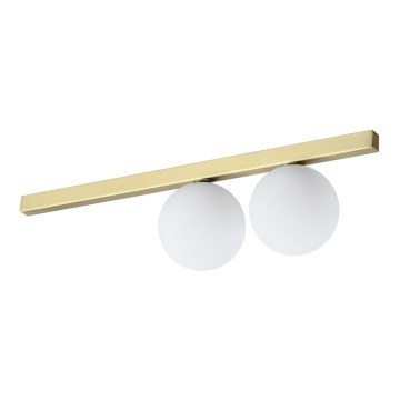 Ideal Lux - Iluminação de teto LED BINOMIO 2xG9/3W/230V dourado