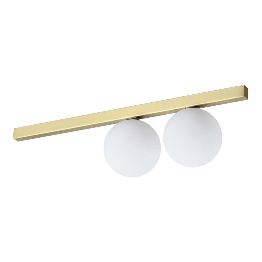 Ideal Lux - Iluminação de teto LED BINOMIO 2xG9/3W/230V dourado