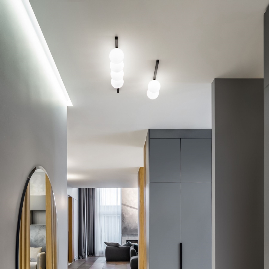 Ideal Lux - Iluminação de teto LED BINOMIO 2xG9/3W/230V preto