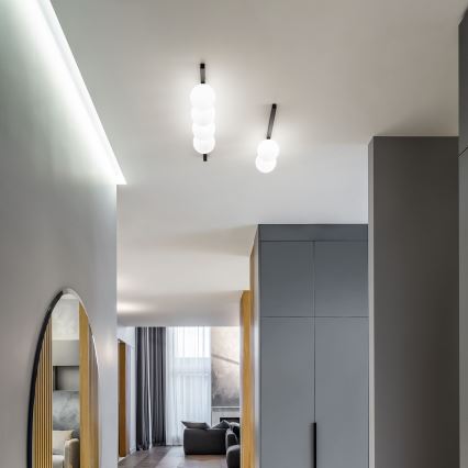 Ideal Lux - Iluminação de teto LED BINOMIO 4xG9/3W/230V preto