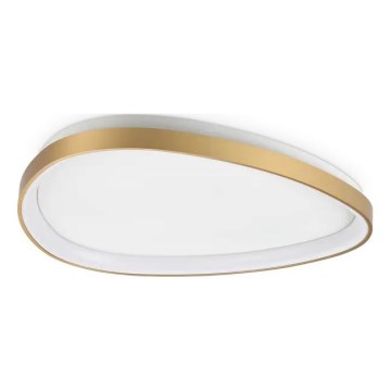 Ideal Lux - Iluminação de teto LED com regulação GEMINI LED/28W/230V diâmetro 61 cm CRI 90 dourado