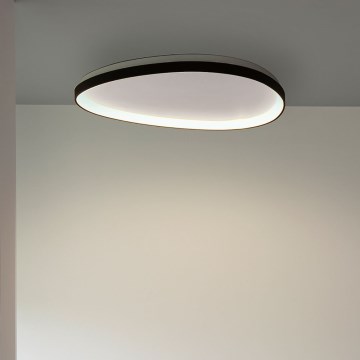 Ideal Lux - Iluminação de teto LED com regulação GEMINI LED/28W/230V diâmetro 61 cm CRI 90 preto