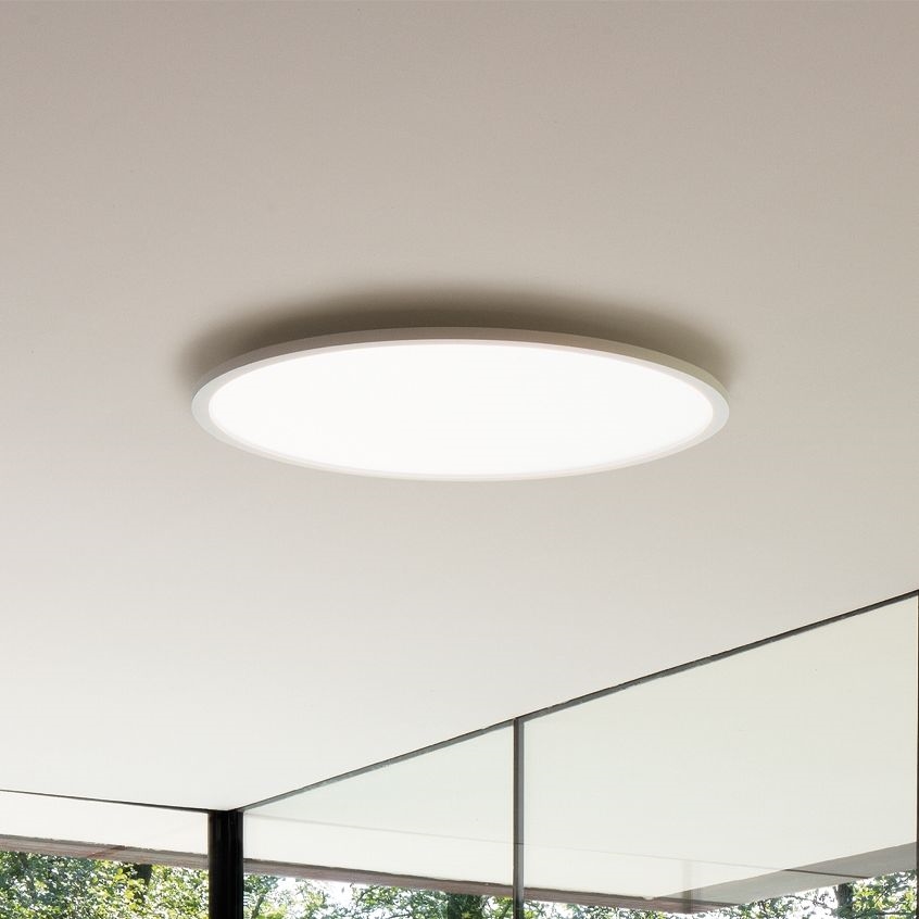 Ideal Lux - Iluminação de teto LED FLY LED/18W/230V 2700K diâmetro 35 cm CRI 90 IP40 branco