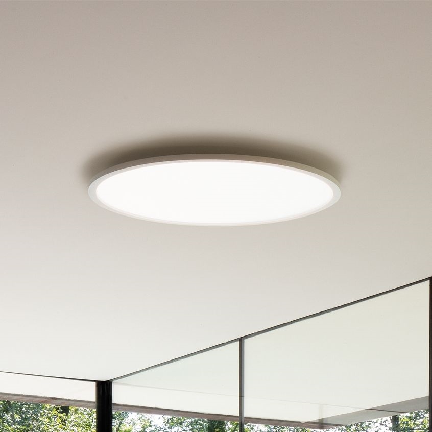 Ideal Lux - Iluminação de teto LED FLY LED/68W/230V 3000K diâmetro 90 cm CRI 90 IP40 branco