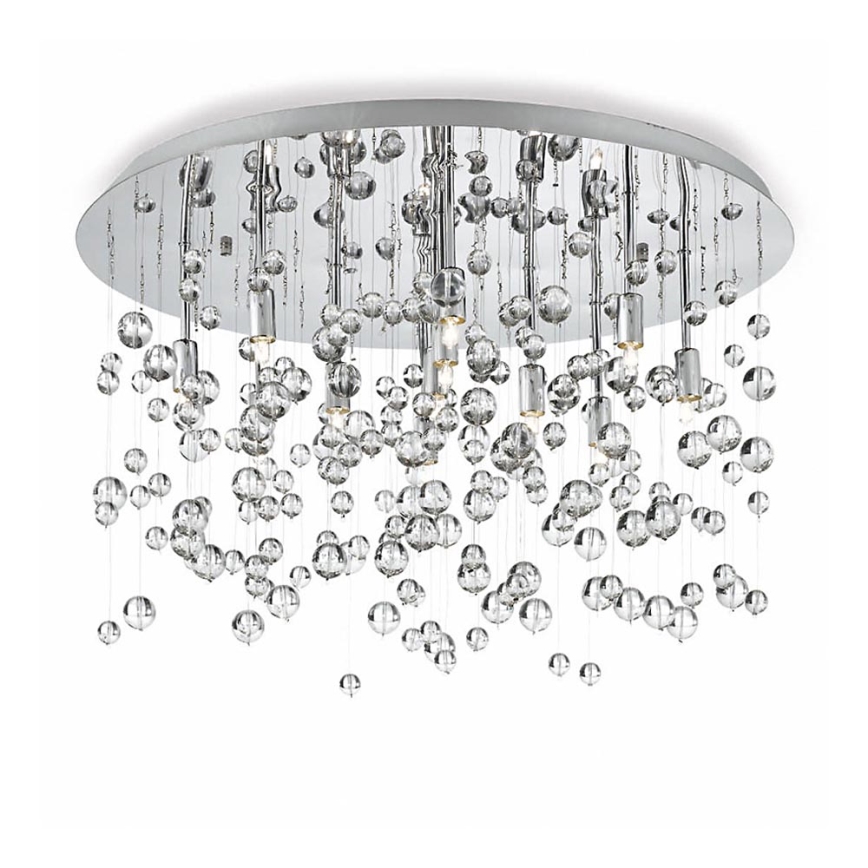 Ideal Lux - Iluminação de teto LED NEVE 8xG9/3W/230V diâmetro 40,5 cm cromado brilhante
