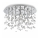 Ideal Lux - Iluminação de teto LED NEVE 8xG9/3W/230V diâmetro 40,5 cm cromado brilhante
