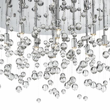 Ideal Lux - Iluminação de teto LED NEVE 8xG9/3W/230V diâmetro 40,5 cm cromado brilhante