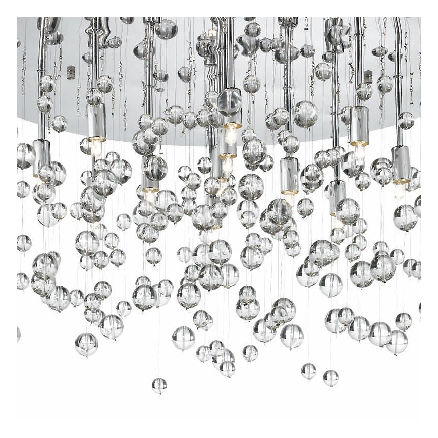 Ideal Lux - Iluminação de teto LED NEVE 8xG9/3W/230V diâmetro 40,5 cm cromado brilhante