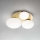 Ideal Lux - Iluminação de teto LED NINFEA 3xGX53/9W/230V dourado