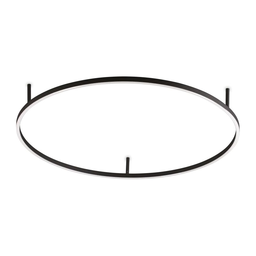 Ideal Lux - Iluminação de teto LED ORACLE S LED/53W/230V 2700K diâmetro 90 cm preto