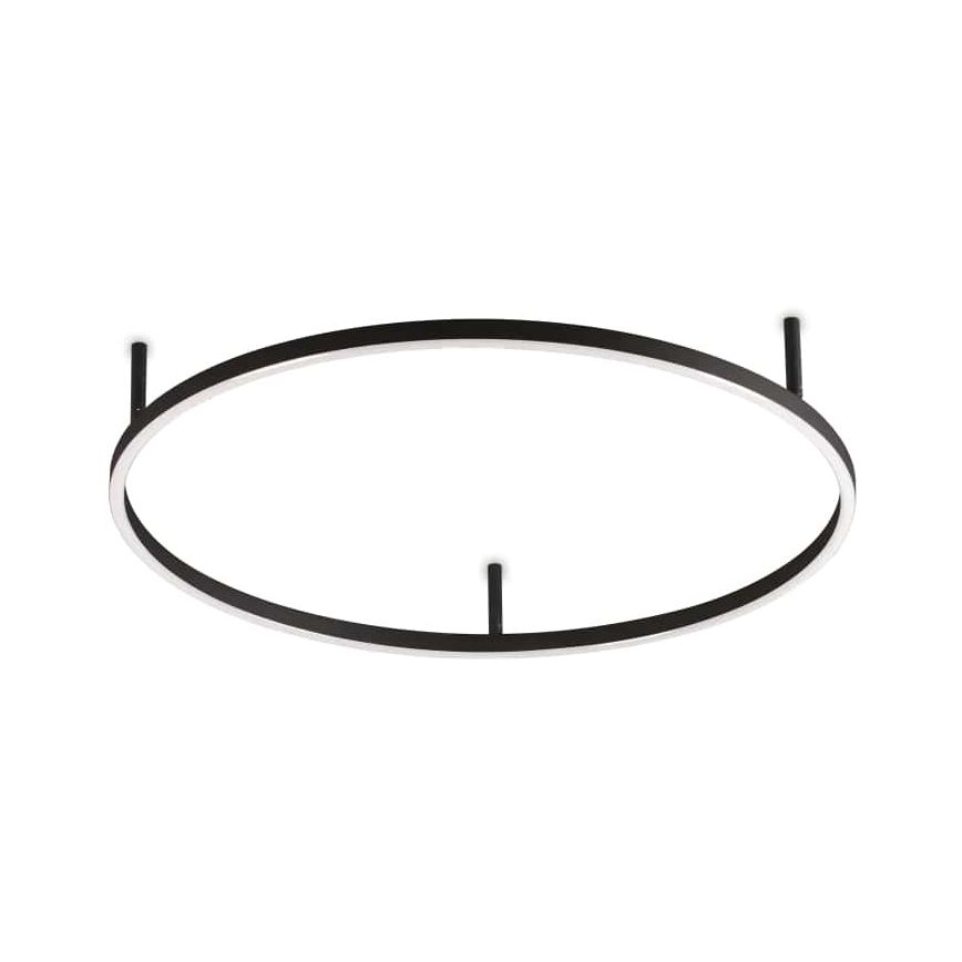 Ideal Lux - Iluminação de teto LED ORACLE SLIM LED/38W/230V 3000K diâmetro 70 cm preto