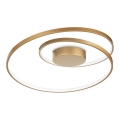 Ideal Lux - Iluminação de teto LED OZ LED/47W/230V diâmetro 60 cm CRI 90 dourado