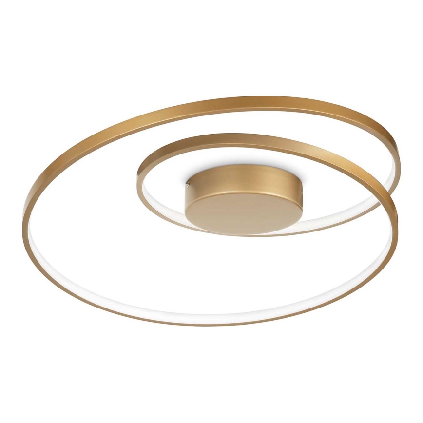 Ideal Lux - Iluminação de teto LED OZ LED/47W/230V diâmetro 60 cm CRI 90 dourado