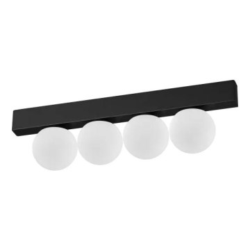 Ideal Lux - Iluminação de teto LED PING PONG 4xLED/3W/230V CRI 90 preto