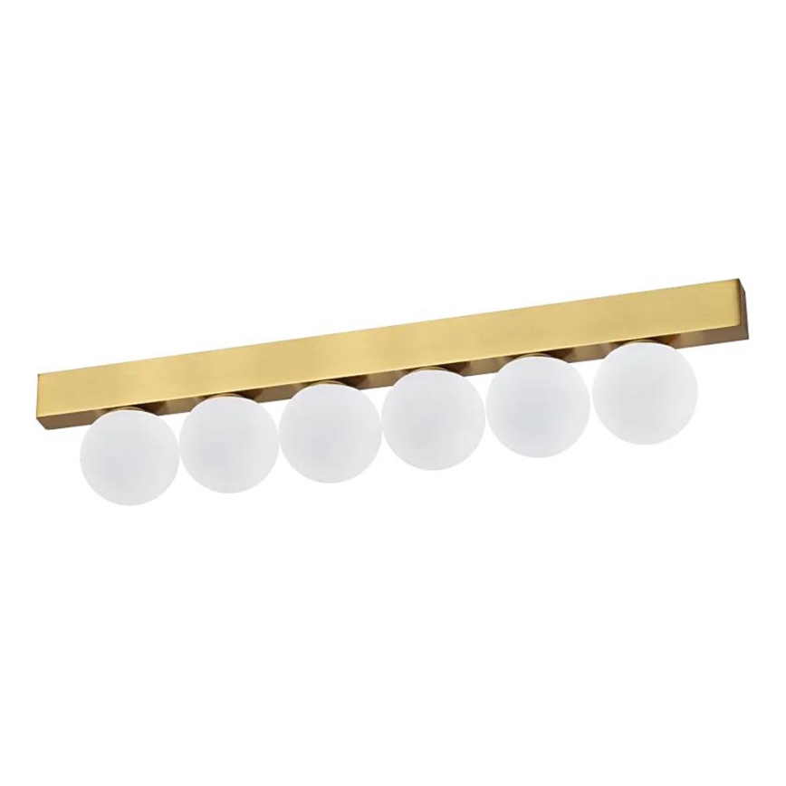 Ideal Lux - Iluminação de teto LED PING PONG 6xLED/3W/230V CRI 90 latão