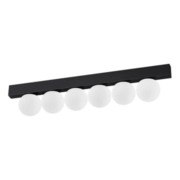Ideal Lux - Iluminação de teto LED PING PONG 6xLED/3W/230V CRI 90 preto