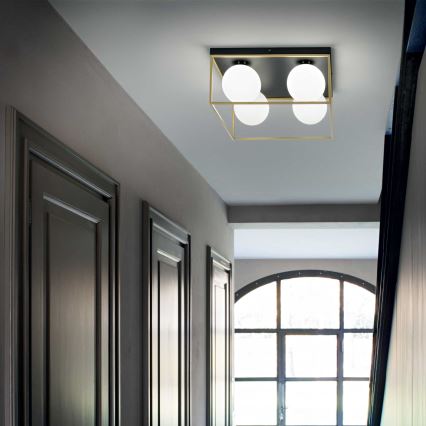 Ideal Lux - Iluminação de teto LINGOTTO 4xE14/40W/230V