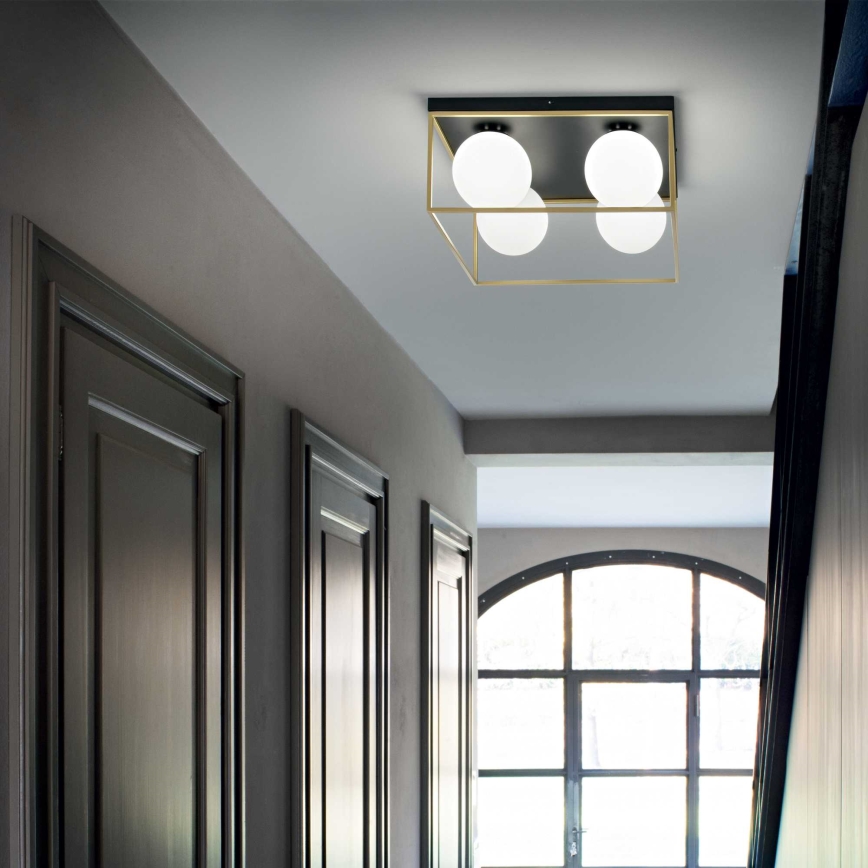 Ideal Lux - Iluminação de teto LINGOTTO 4xE14/40W/230V