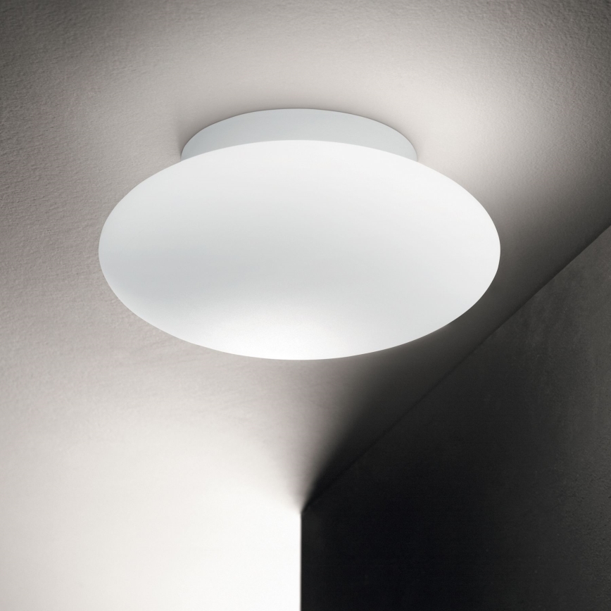 Ideal Lux - Iluminação de teto para casa de banho BUBBLE 1xE27/60W/230V diâmetro 33,5 cm IP44 branco