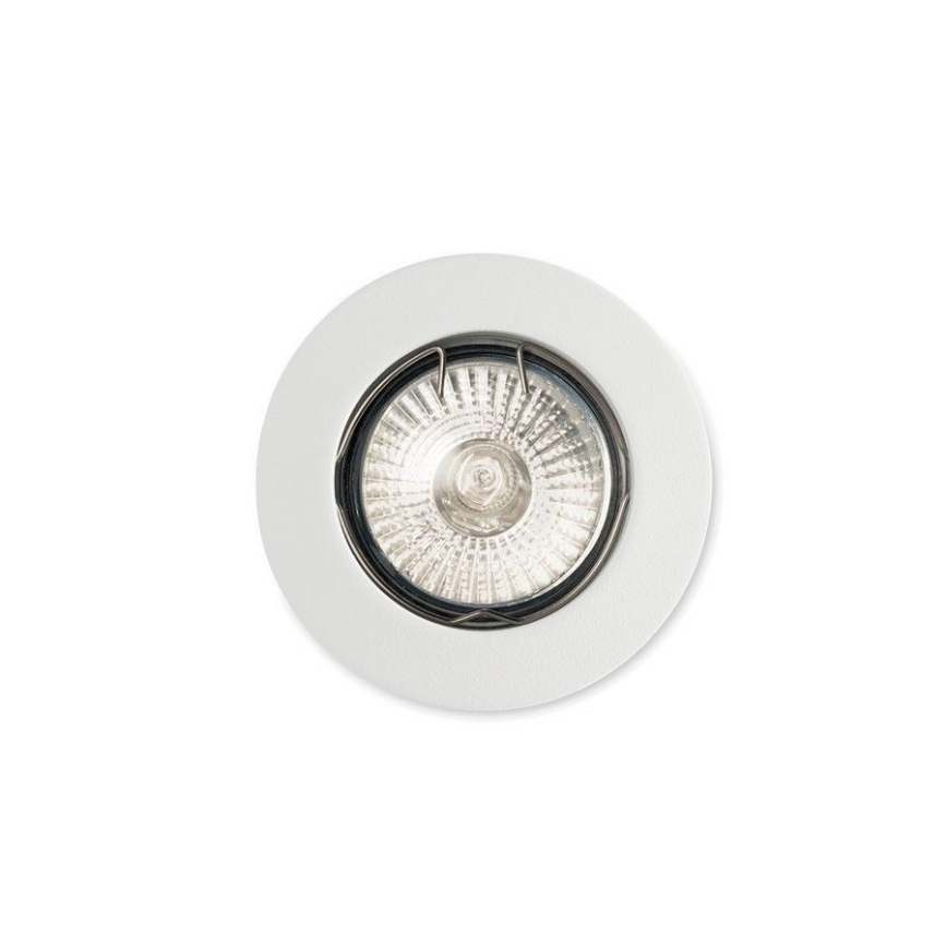 Ideal Lux - Iluminação embutida JAZZ 1xGU10/50W/230V branco