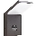 Ideal Lux - Iluminação exterior LED com sensor STYLE LED/9W/230V 4000K CRI 90 IP54 antracite
