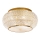 Ideal Lux - Iluminação para teto de cristal PASHA 6xE14/40W/230V diâmetro 40 cm dourado