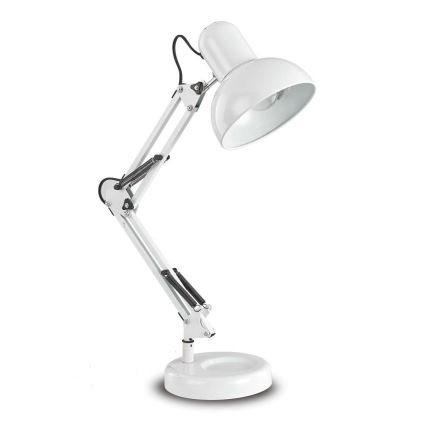 Ideal Lux - Lâmpada de mesa 1xE27/40W/230V branco