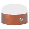 Ideal Lux - Lâmpada de mesa tátil LED regulável MIGNON LED/5W/5V 1500 mAh diâmetro 10 cm CRI 90 cobre