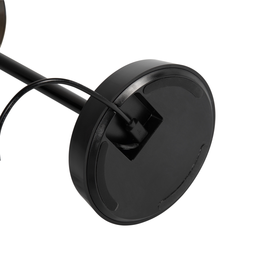 Ideal Lux - LED Candeeiro táctil regulável LOLITA LED/2,8W/5V IP54 preto