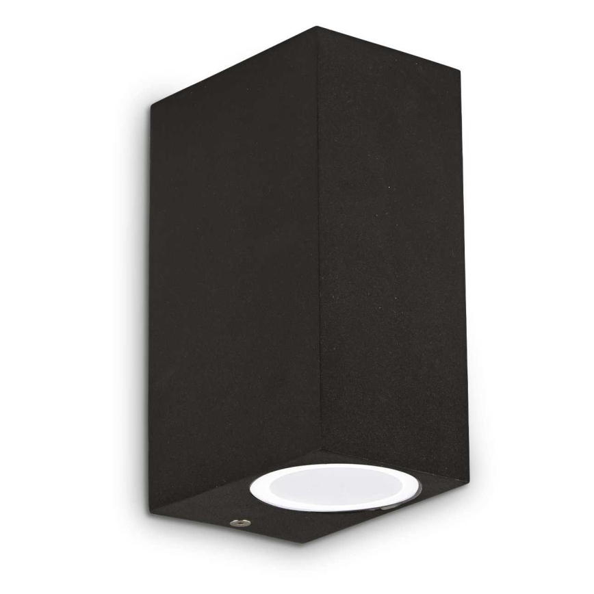 Ideal Lux - Luz de parede de exterior 2xE27/28W/230V preto antigo IP44