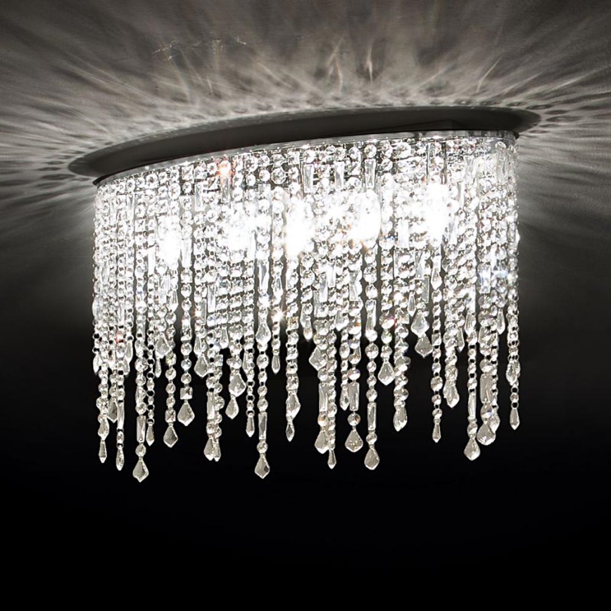 Ideal Lux - Luz de teto de cristal 5xE14/40W/230V