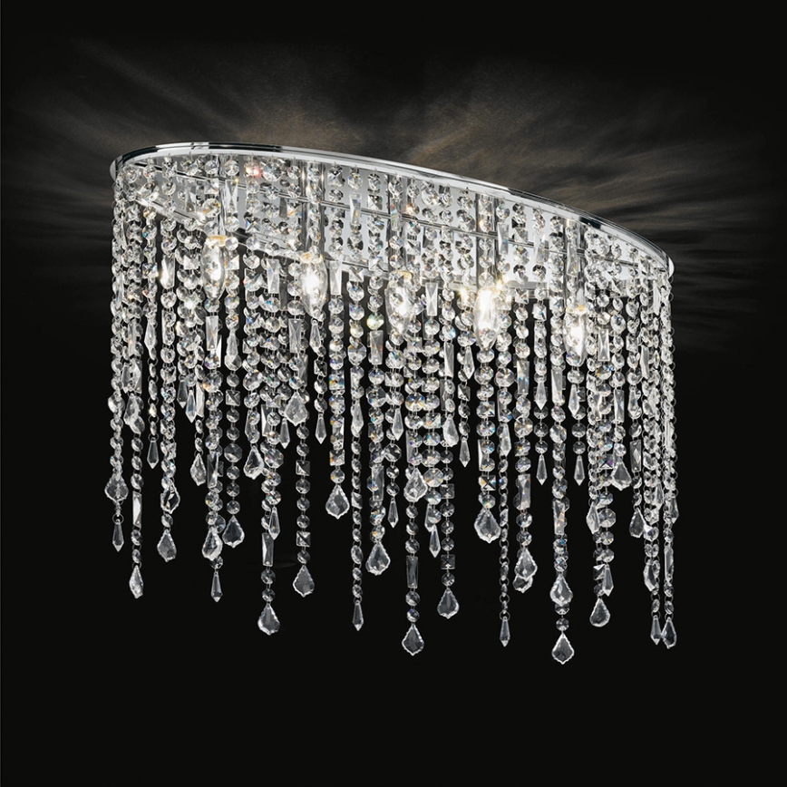 Ideal Lux - Luz de teto de cristal 5xE14/40W/230V