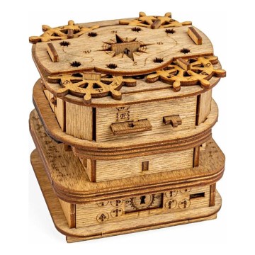 iDventure - Puzzle de madeira Caixa de Davy Jones