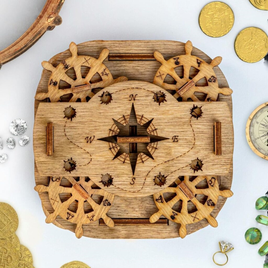iDventure - Puzzle de madeira Caixa de Davy Jones