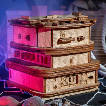 iDventure - Puzzle de madeira Caixa de Davy Jones