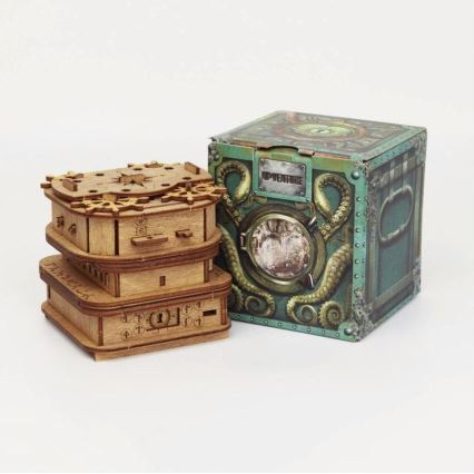 iDventure - Puzzle de madeira Caixa de Davy Jones