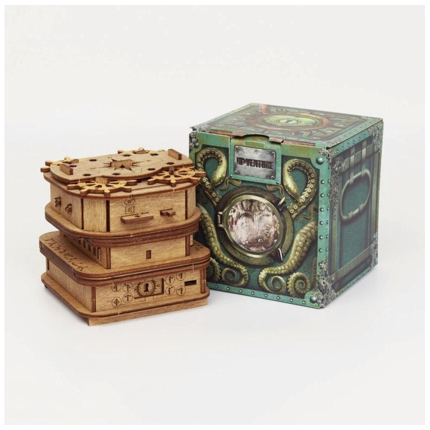 iDventure - Puzzle de madeira Caixa de Davy Jones